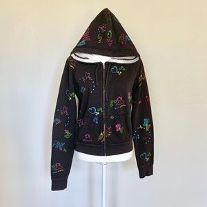 Victoria’s Secret Pink Peace Black Hoodie